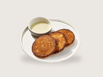 Оладушки со сгущёнкой